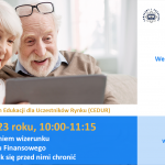 Urząd Komisji Nadzoru Finansowego zaprasza seniorów i ich opiekunów na webinarium (spotkanie online)