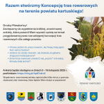 Koncepcja rozwoju tras rowerowych na terenie powiatu kartuskiego - zaczęcamy do udziału w ankiecie